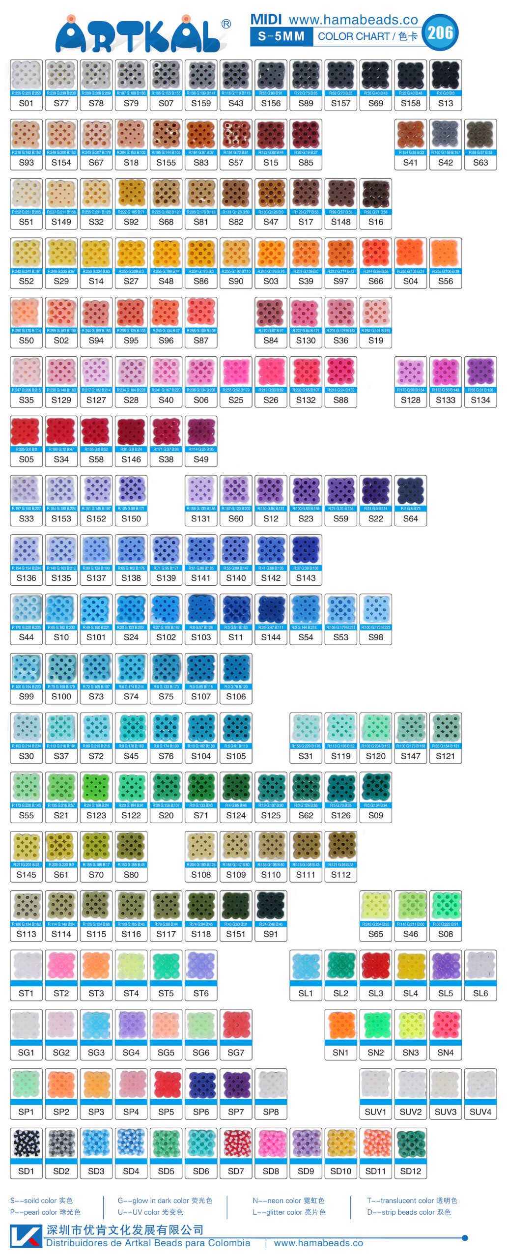 Paquetes Artkal Midi 5mm por 1000 Unidades - Imagen 2