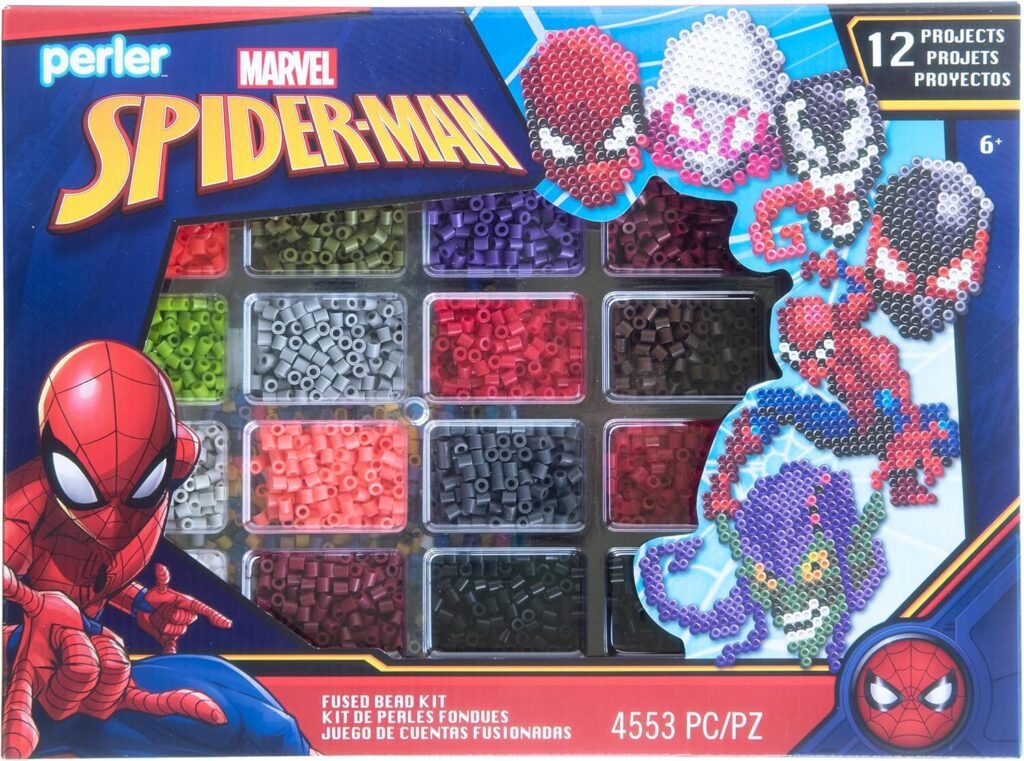 Set Grande – Spider-Man – Marvel Fuse Bead Kit, 4553pc, 12 Figuras ...