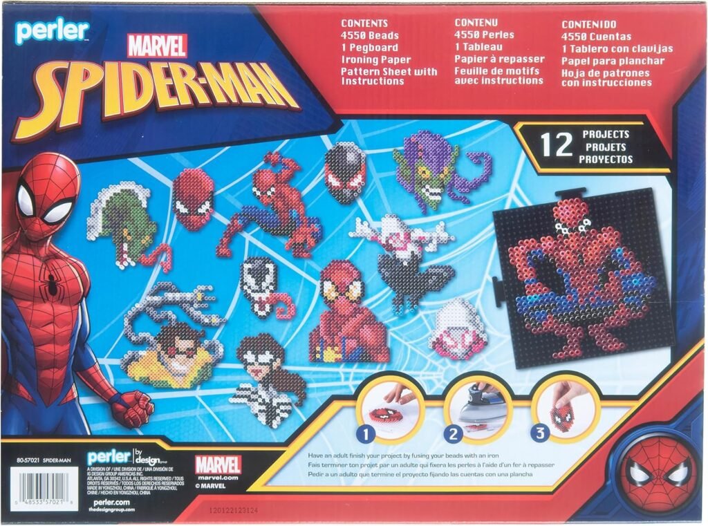 Set Grande – Spider-Man – Marvel Fuse Bead Kit, 4553pc, 12 Figuras ...